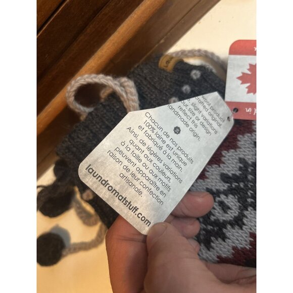 Laundromat Pearl Leg Warmer Handmade in Nepal One Size Womens Fair Trade Wool - Picture 4 of 9